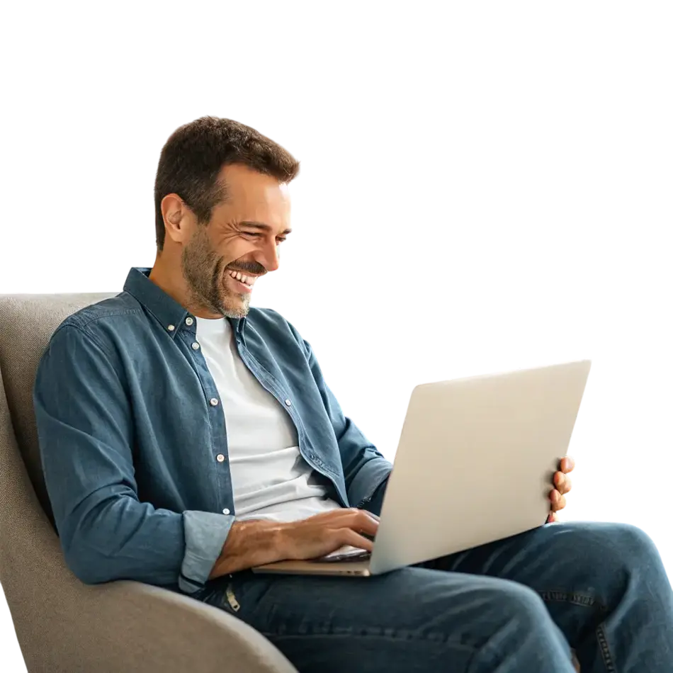 Remote worker illustration